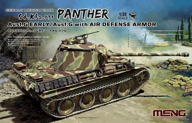 MENG Sd.Kfz.171 Panther Ausf.G Early/Ausf.G w. Air Defense Armor, Fahrzeuge - Bild 1
