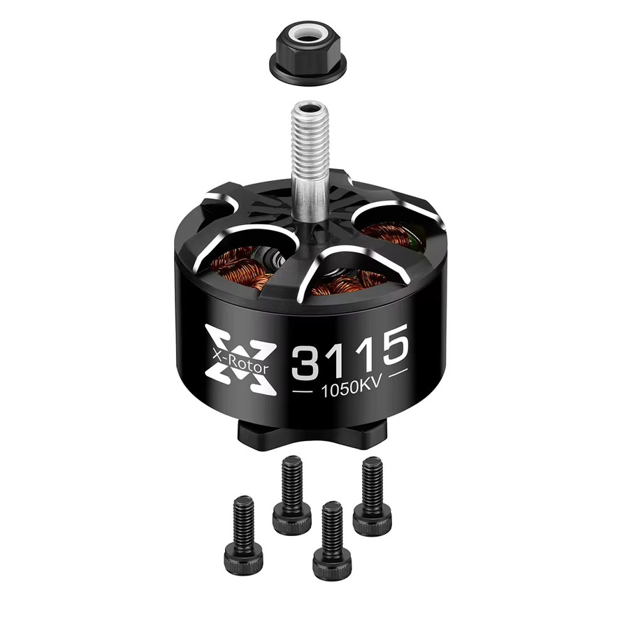 Hobbywing XRotor 3115 Brushless Motor für FPV Freestyle und Langstrecken-Drohnen, Schwarz - Bild 4