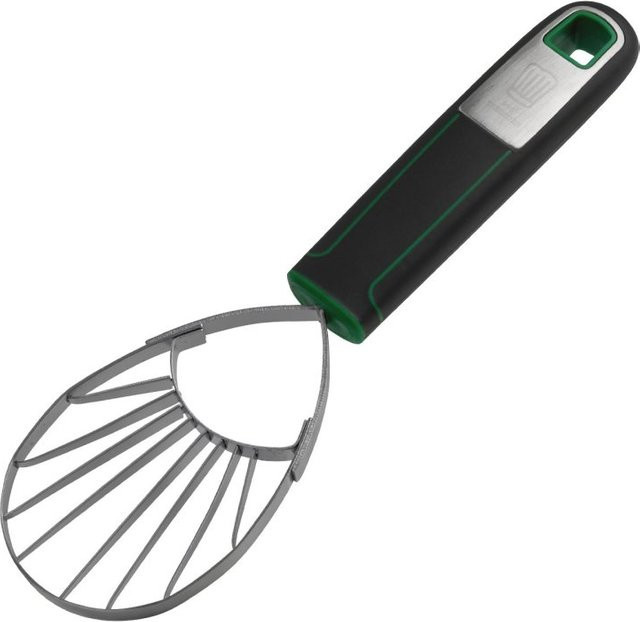 Fackelmann Avocadoschneider Bonn in Grün aus Edelstahl, Länge: 21 cm - Bild 1