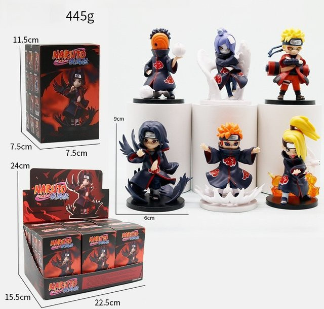 Bandai Naruto Shippuden Akatsuki Arc, Actionfiguren, Mystery Box - Bild 1