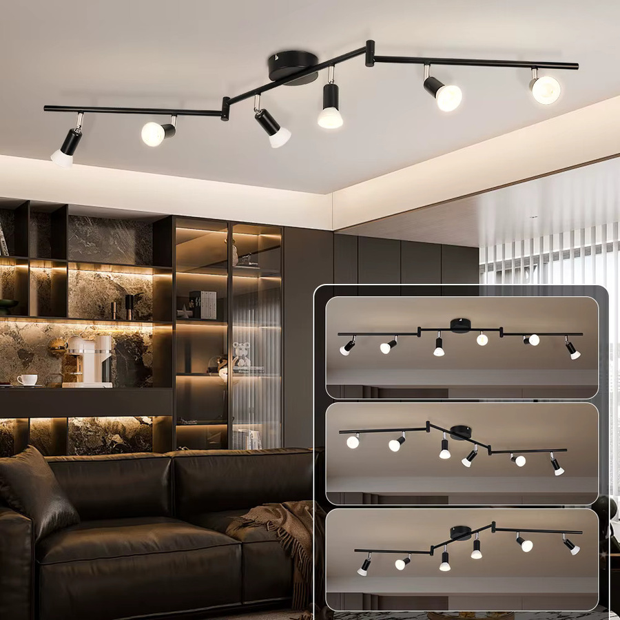 CHENBEN LED-Pendelleuchte im Retro-Design, dekorative Metall-Hängeleuchte in Schwarz für Küche, Wohnzimmer und Esszimmer - Bild 2
