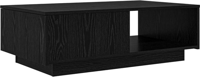 vidaXL Couchtisch in Schwarz und Eichen-Optik aus Holzwerkstoff, modern und rechteckig, B/T/H: 95 x 55 x 31 cm - Bild 1