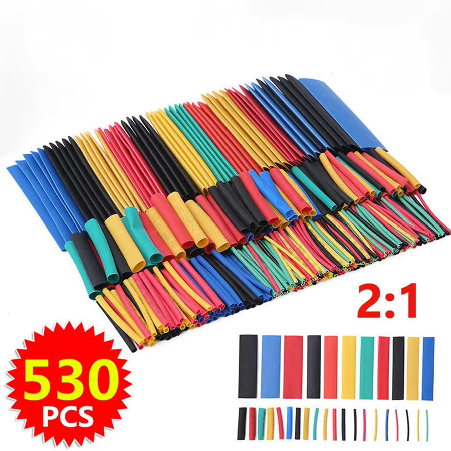 Schrumpfschlauch Set in Multicolor zur Kabelisolierung und zum Schutz von Drähten mit 127 bis 530 Teilen - Bild 2