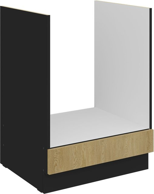 Küchen Herdunterschrank CREMONA Eiche hell Breite: 60 cm - Bild 1