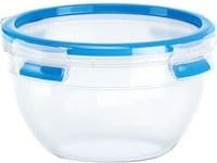 Emsa CLIP & CLOSE Frischhaltedose transparent blau 1,1 Liter - Bild 1