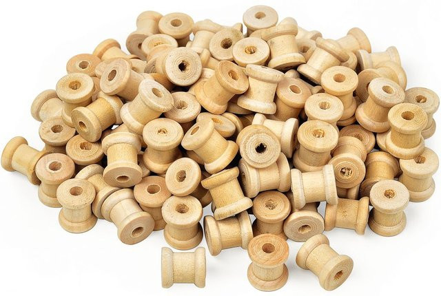 VBS Mini-Garnrollen Beige mit Ø 1,2 cm, 95 g - Bild 1