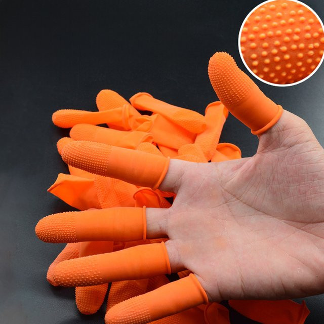 CAOWTAN Einweg-Fingerlinge aus Latex, Unisex - Bild 1