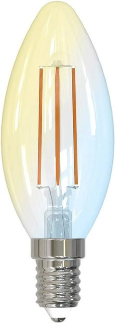 LUUMR Smart LED E14 C35 Kerzenlampe aus Glas, dimmbar, transparent - Bild 1