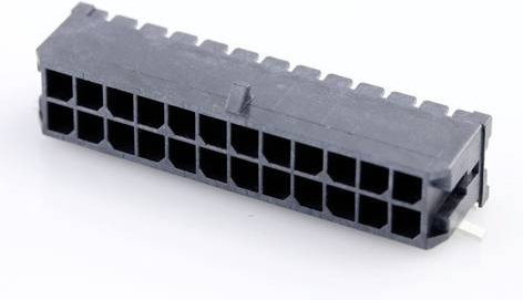 Molex Einbau-Stiftleiste Standard Schwarz 24 Pol Polzahl Rastermaß 3.00 mm - Bild 1