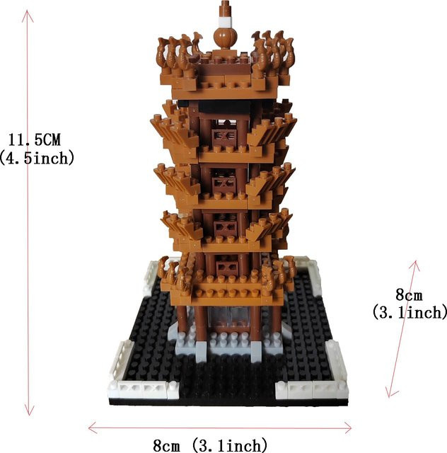 Linyi toy Taj Mahal Chinesische Mauer Spielzeug ab 14 Jahren - Bild 1