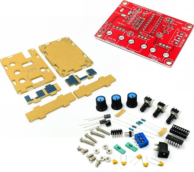 STJF XR2206 DIY Funktionssignalgenerator Kit für 1 Hz bis 1 MHz mit Sinus, Dreieck und Quadrat Ausgang sowie einstellbarer Frequenz und Amplitude - Bild 1