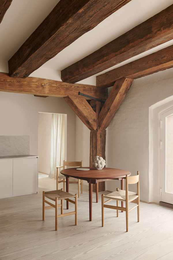 Carl Hansen & Søn CH37 Stuhl Skandinavisches Design in Braun geölt - Bild 2