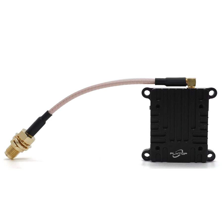 YSIDO RC FPV VTX Sender mit Antenne, 2,5 W High Power, 4,9 G-5,8 G, 56 CH, Schwarz - Bild 2