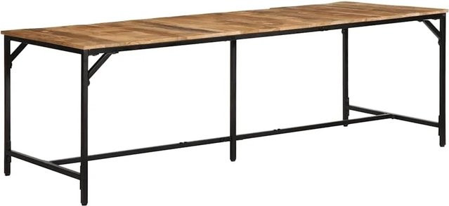 vidaXL Esstisch aus Massivholz Mango in Braun, B/T/H: 220 x 90 x 75 cm - Bild 1