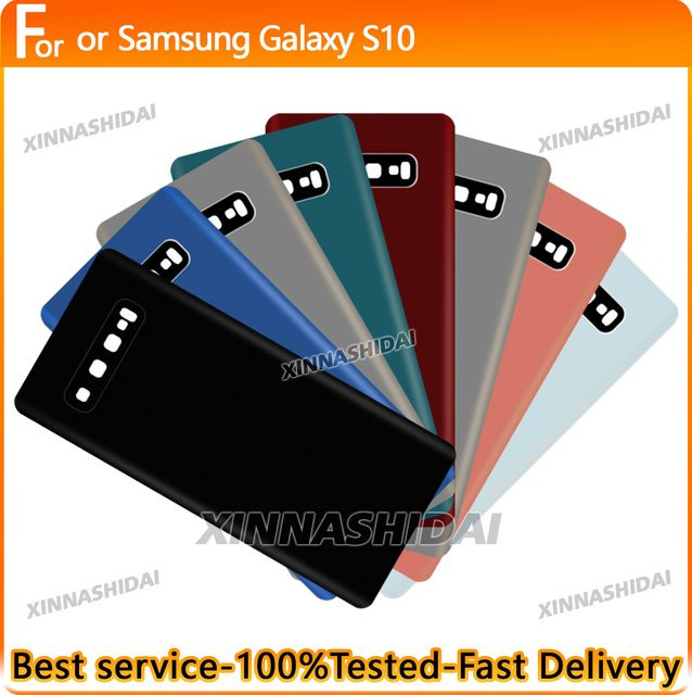 Samsung Galaxy S10 Akku-Rückabdeckung Ersatz-Zubehörset in Schwarz - Bild 1
