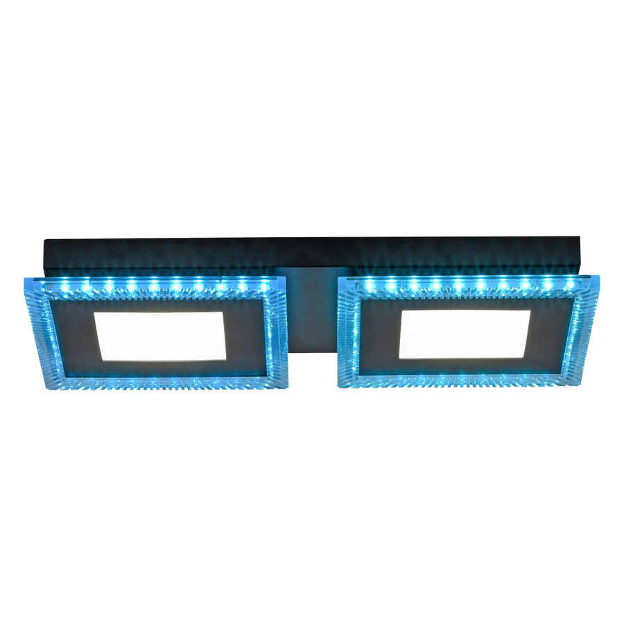 Just Light Deckenleuchte Arci LED RGBW Schwarz mit Fernbedienung - Bild 2