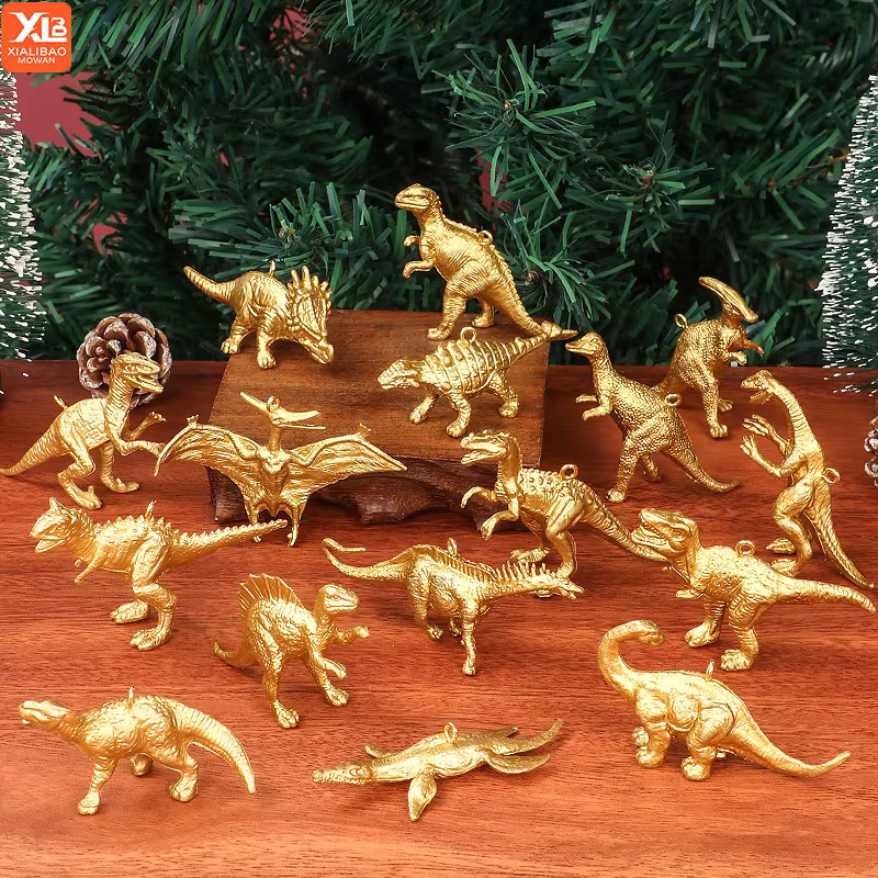 XIALIBAOMOWAN 3D-Weihnachts-Dinosaurier-Modell, Figuren, 16-teiliges Set - Bild 2