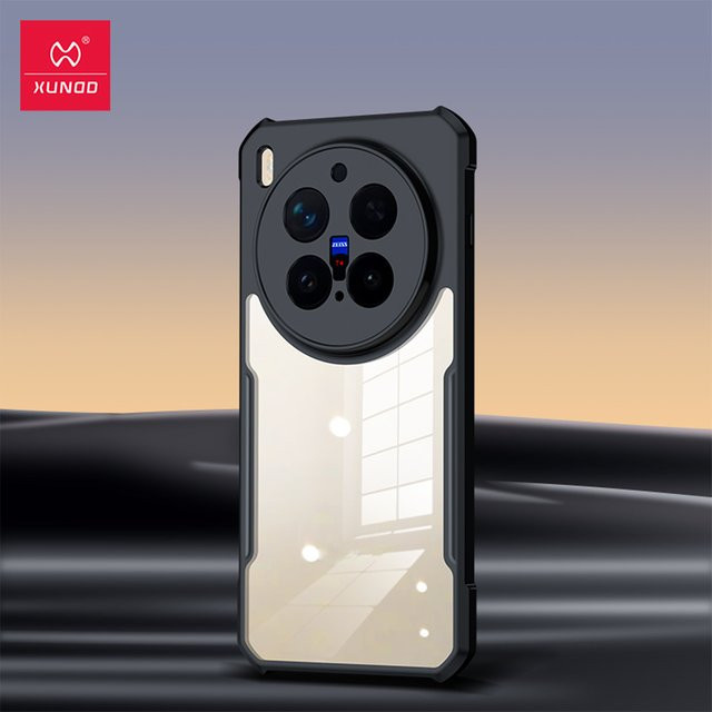 XUNDD Schutzhülle für VIVO X300 Pro und VIVO X300 Ultra, transparente stoßfeste Airbag-Schutzhülle mit magnetischem Ständer aus PC und TPU - Bild 1
