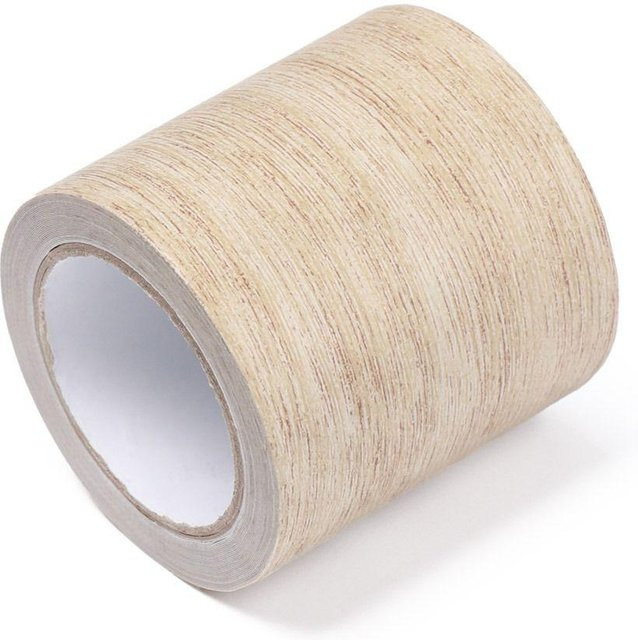 Selbstklebendes Möbel Reparatur Band mit Holzmaserung von Tnzmdkfo in Light Grey Wood, Breite: 8 cm, Länge: 4,57 m - Bild 1