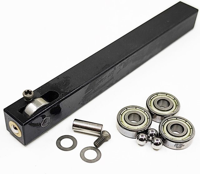 Mini-Lager-Stahlkugel-Rollmesser in Schwarz für Präzisionstechnik und Herstellung - Bild 1