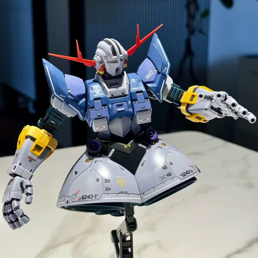 MENGHU MG 1/100 MSN-02 Zeong, Bausatz, Roboter-Actionfigur, mit Effektteilen und Display-Basis - Bild 1