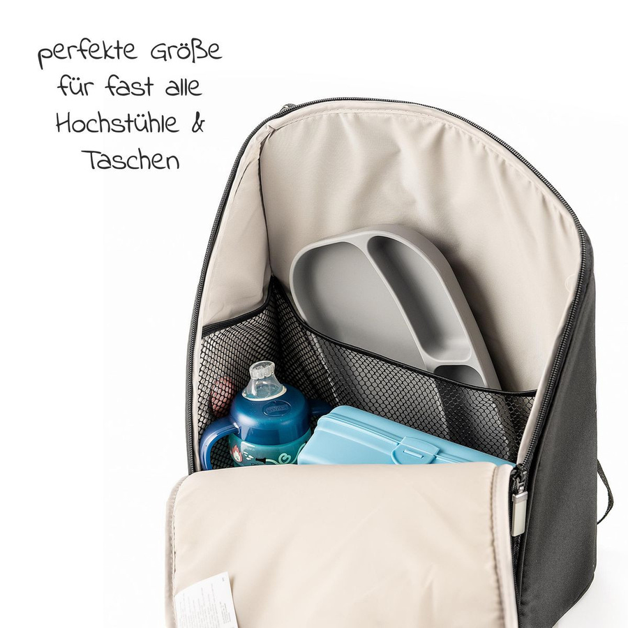 MiaMia 5-tlg. Esslern-Set aus Silikon in Grau, BPA-frei, inklusive Teller und Besteck - Bild 3