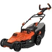Black & Decker Elektro Rasenmäher BEMW471ES-QS in Orange/Schwarz mit 1600W, 38 cm Schnittbreite und Schnitthöhenverstellung - Bild 1