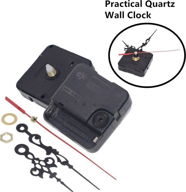 XIASONGXIN LIGHT Quarz Wanduhr Reparatur Werkzeug Kit mit roten Zeigern für DIY Reparaturen - Bild 1