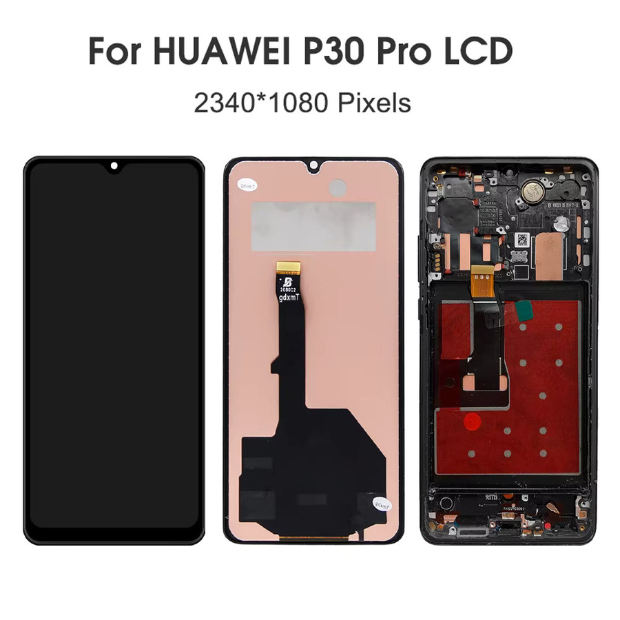 TFT P30 Pro Display Bildschirm mit Touchscreen Digitizer Montage Ersatz für Huawei P30 Pro VOG-L29 VOG-L09 in Schwarz - Bild 4