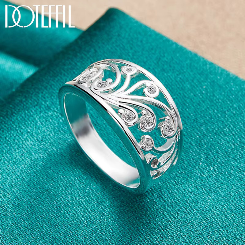 DOTEFFIL Ring, Kristall, Silber, Damen - Bild 6