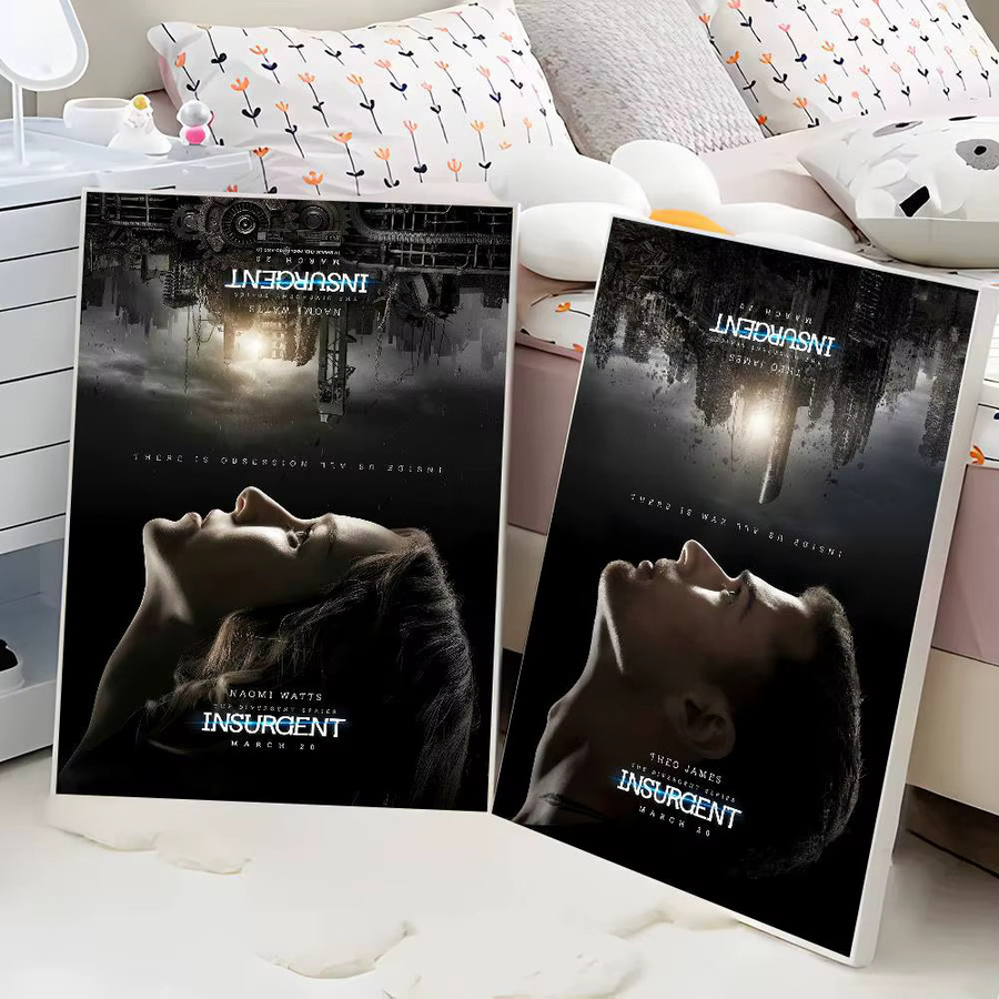 Divergent Movie Vintage Poster Aufkleber aus Kraftpapier in Multicolour für deine DIY Raumdekoration - Bild 2