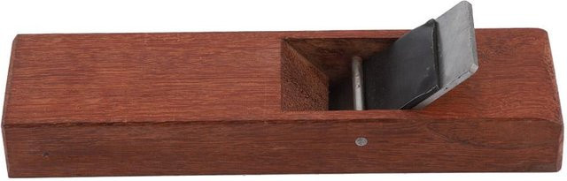 Fishine Handhobel aus Holz für die Holzbearbeitung, Braun, Länge: 24,5 cm - Bild 1