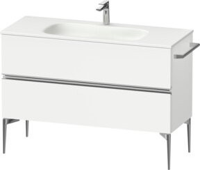 Duravit Waschtischunterschrank Sivida Bodenmodell in Weiß, B/T/H: 121 x 59,2 x 47,7 cm - Bild 1