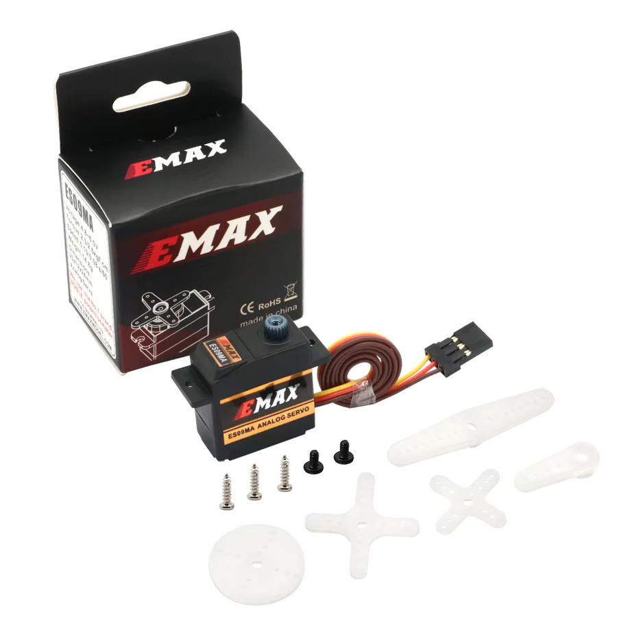 Emax es09ma Metall analog spezifische Taumel Servos, Zubehör, Schwarz - Bild 2