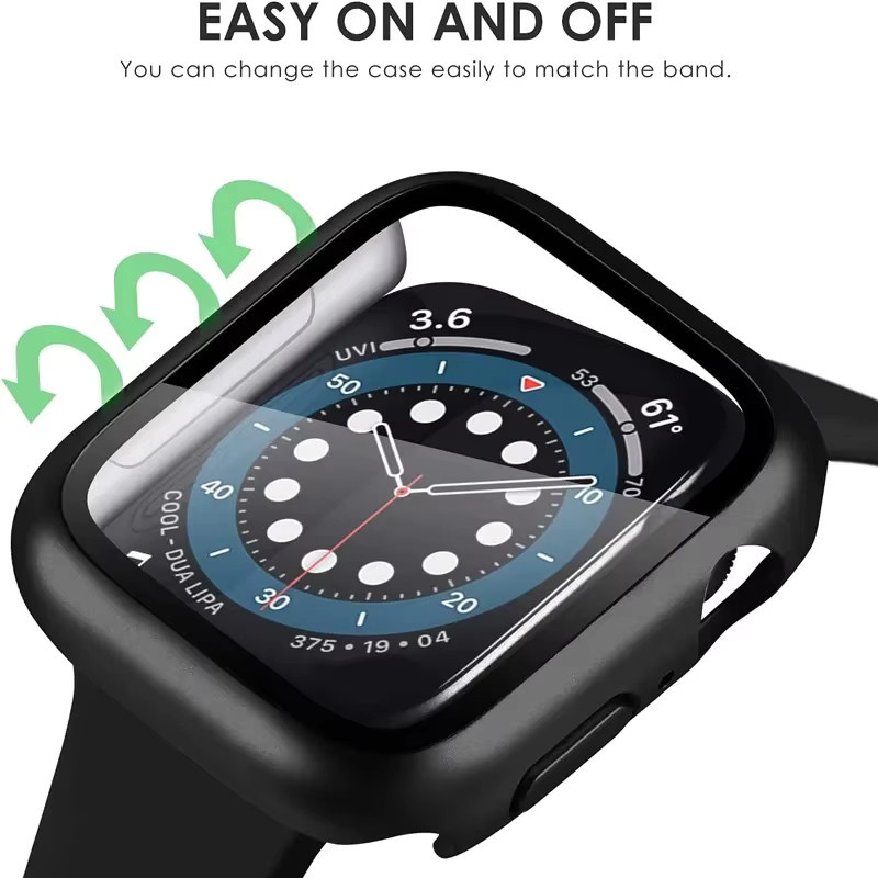 Apple Uhrenzubehör Displayschutz Glas, Schwarz, Unisex - Bild 3