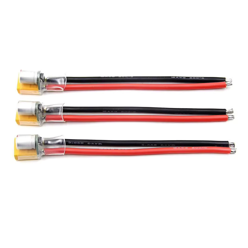 Motive Force XT60 Stromkabel 12AWG in Rot mit Silikondraht für 6S Power und Solid-State-Kondensatoren - Bild 2