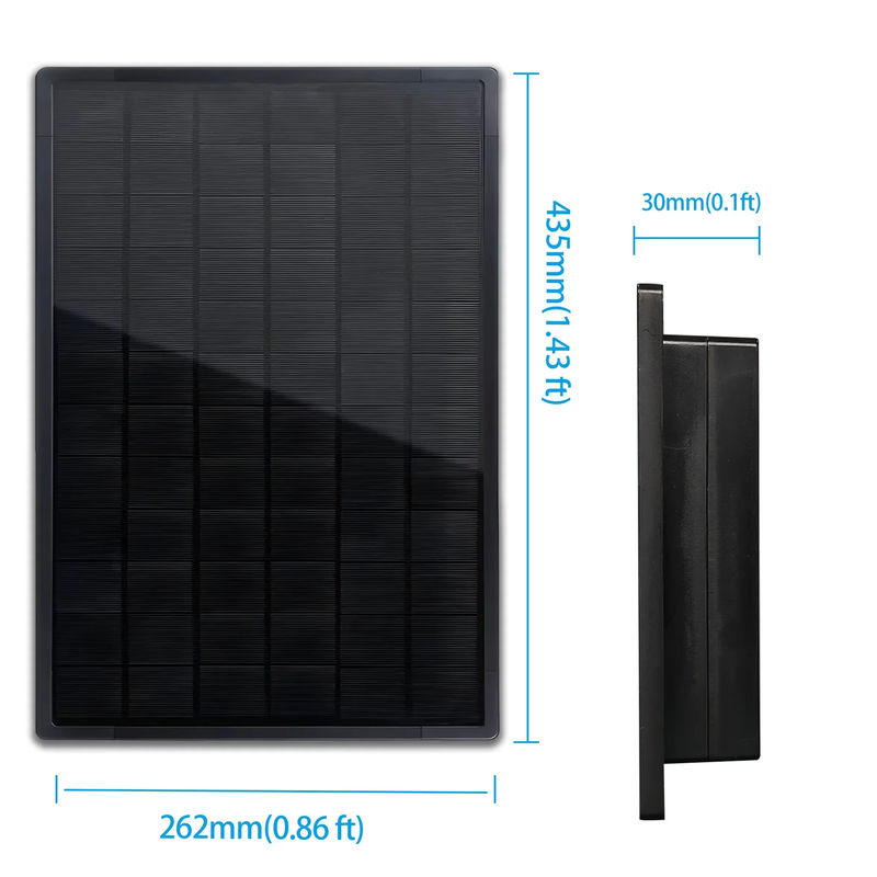 iXSolarleap 25 W Solarpanel mit MPPT-Laderegler und 5 V / 12 V Ausgang für 3G CPE 4G Router WiFi, Schwarz - Bild 3