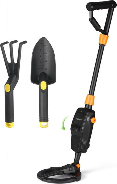 KKmoon Goldgräber Schatzjäger Handmetalldetektor mit Rake & Shovel - Bild 1