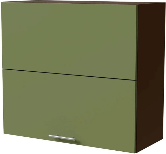 Feldmann-Wohnen Klapphängeschrank Brerra Lava Farngrün Matt B/T/H: 80 x 32,5 x 72 cm - Bild 1