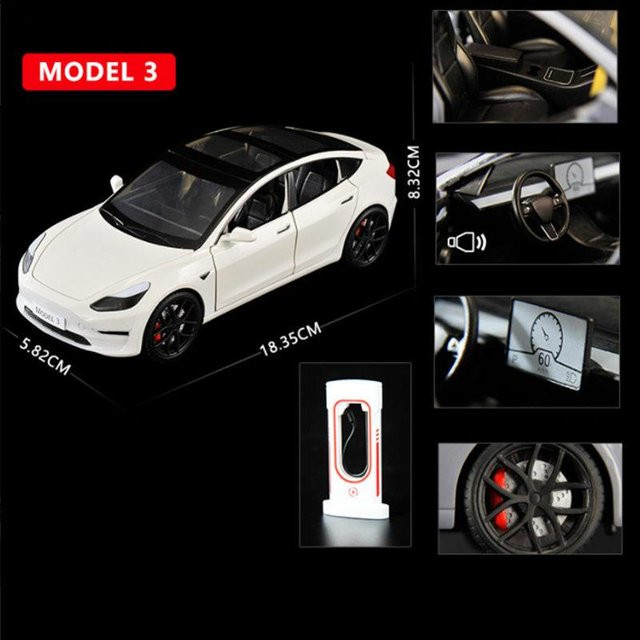 Linyi toy car Modell Y 3 S SUV, Spielzeugfahrzeug, 1:24, Metall, mit Licht und Sound - Bild 1