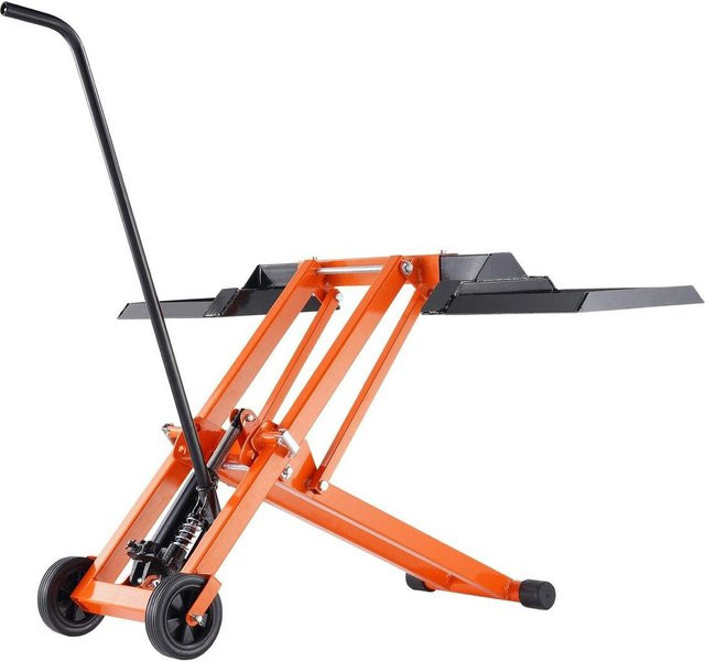 Buying Solutions, MB Rasenmäherlift mit hydraulischem Wagenheber für Aufsitzmäher in Orange aus Stahl, Tragkraft 227 kg (500 lbs) - Bild 1