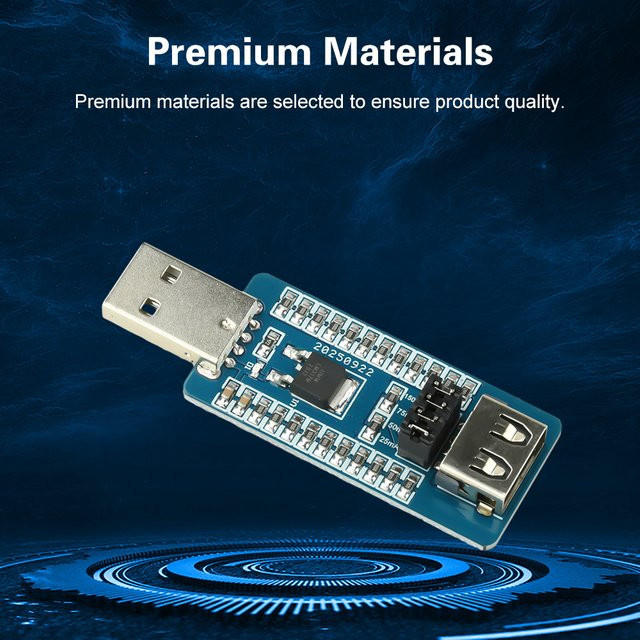 USB Power Bank Virtual Load Anti-Shutdown-Modul mit USB-A Anschluss in Blau - Bild 1