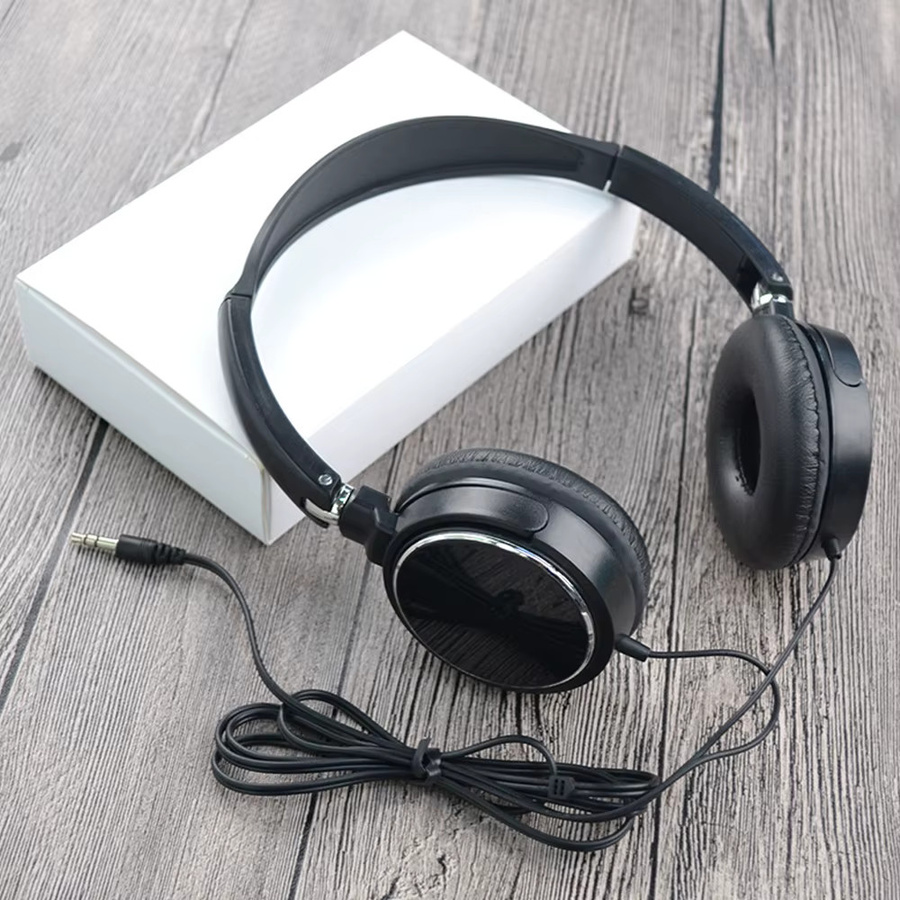 WYMECT Faltbare Over-Ear Kopfhörer mit HiFi Stereo Sound und 3,5mm Klinkenanschluss in Schwarz - Bild 2