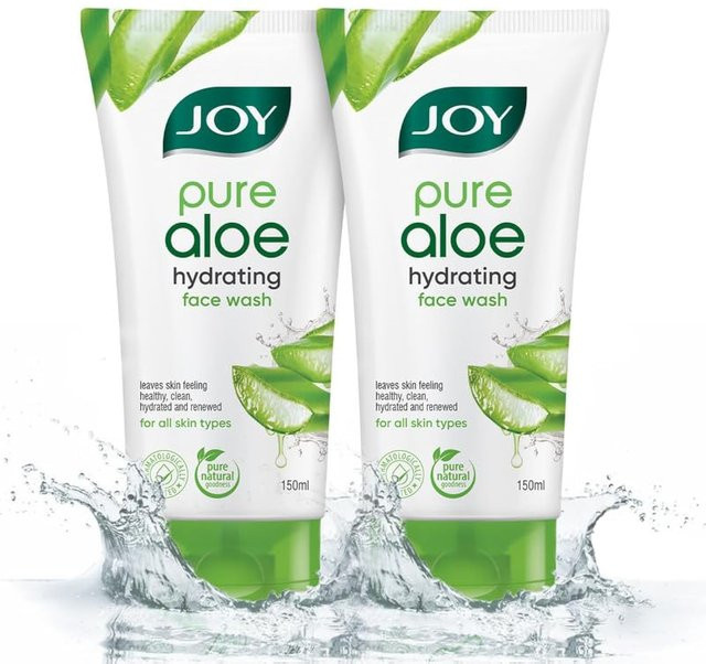Joy Aloe Vera Gesichtsreiniger Gel, 2 x 150 ml, Fettige Haut - Bild 1