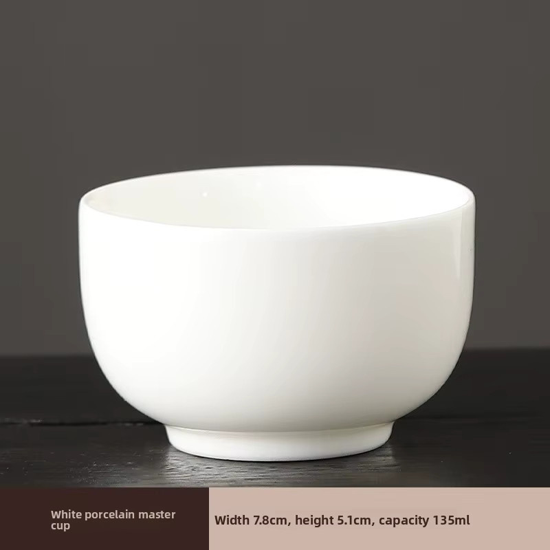 Suet Jade Master Cup Teetasse aus weißem Porzellan und Keramik für dein Kung-Fu-Teeset - Bild 5