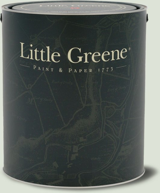 Little Greene Absolute Matt Emulsion Wandfarbe Pearl Mid 168 in Grün, 10 l - Bild 1