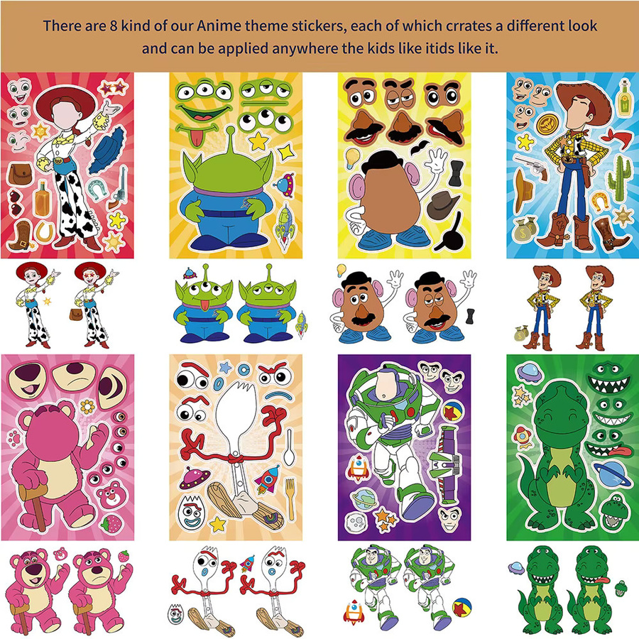 Disney Toy Story Puzzle-Aufkleber, 8/16 Blatt - Bild 3