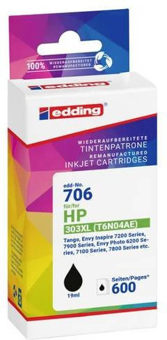 Edding Druckerpatrone Kompatibel Schwarz 18-706 für Inkjet-Drucker - Bild 1