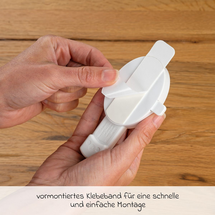 Reer Türstopper universell mit Deaktivierungsfunktion in Weiß - Bild 3