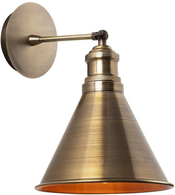 Opviq Wandleuchte aus Metall im Vintage-Design mit 1 E27 Fassung, B/H/T: 20 x 29 x 20 cm - Bild 1
